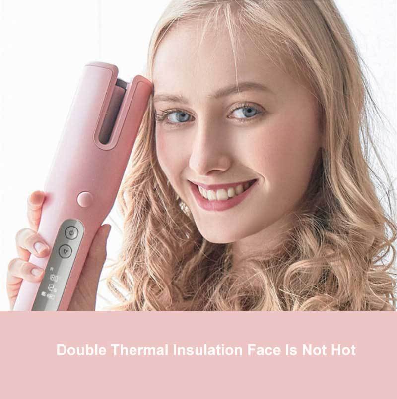 lcd screen ceramic heating anti-perm curler