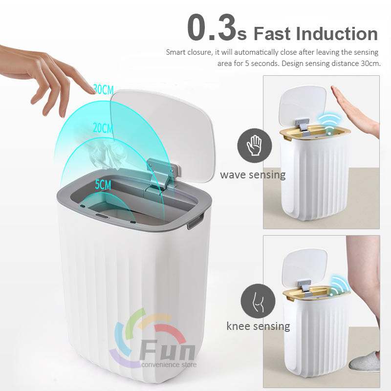 Induction Small Car Box Automatic Smart Dustbin Smart Trash Bin