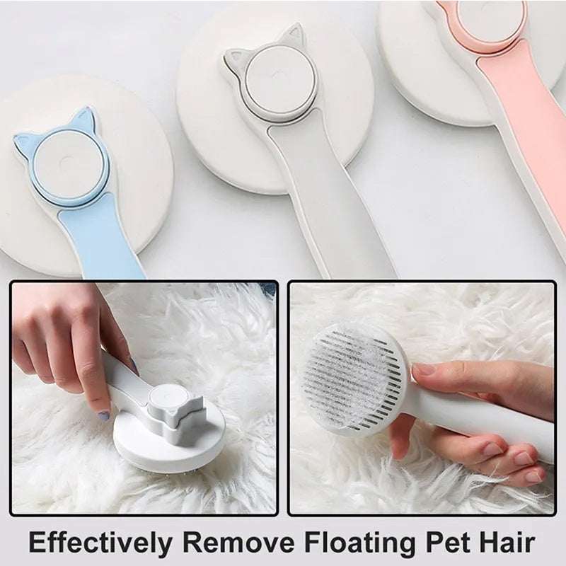 Dogs Pet Hair Removal Comb Stainless Steel Needle Cat Brush