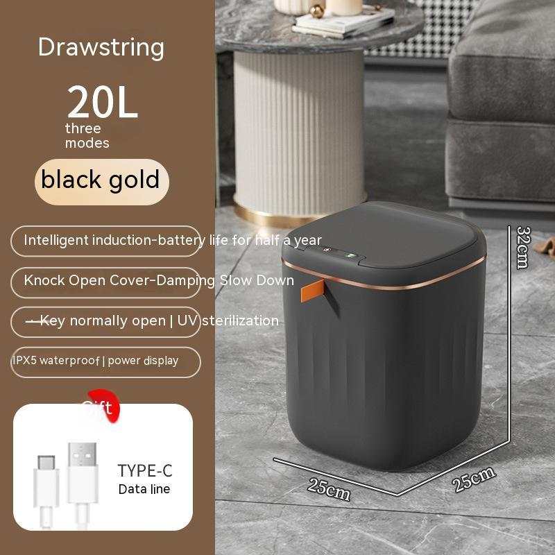 Induction Small Car Box Automatic Smart Dustbin Smart Trash Bin