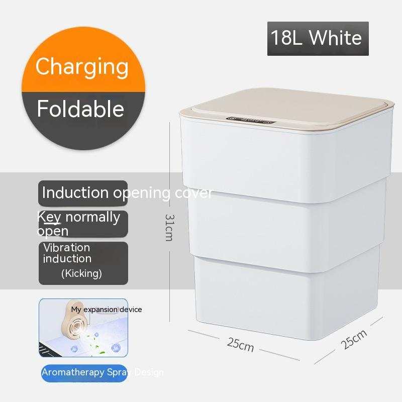 Induction Small Car Box Automatic Smart Dustbin Smart Trash Bin