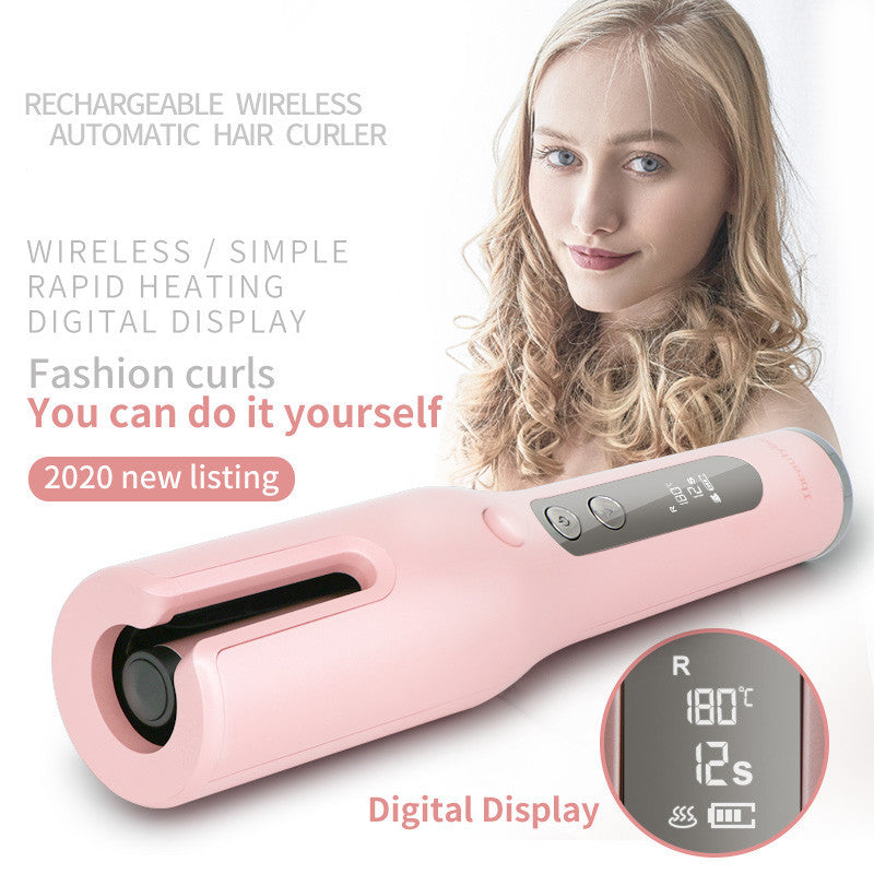 lcd screen ceramic heating anti-perm curler