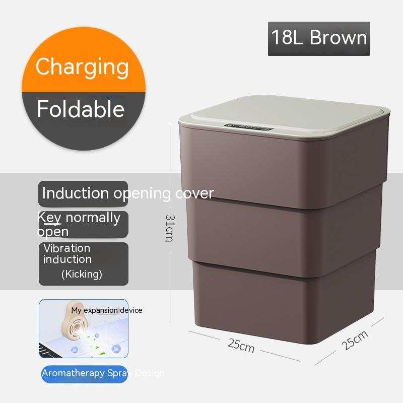 Induction Small Car Box Automatic Smart Dustbin Smart Trash Bin