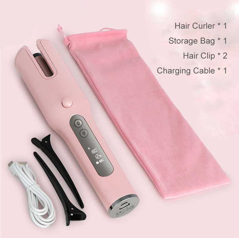 lcd screen ceramic heating anti-perm curler