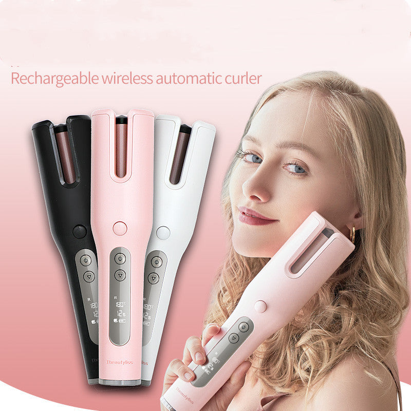 lcd screen ceramic heating anti-perm curler