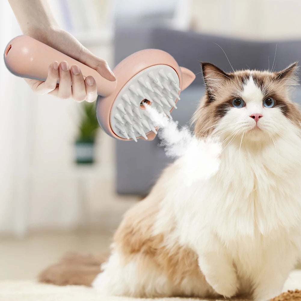 Mist Multifunctional Cat Grooming Brush Rechargeable