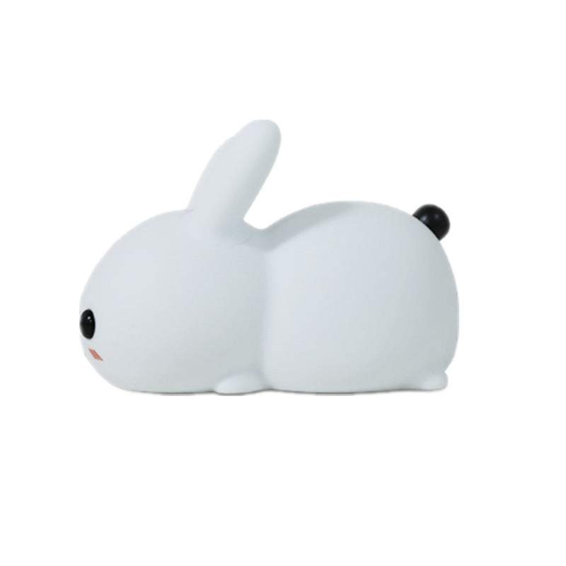 colorful rabbit silicone night light led