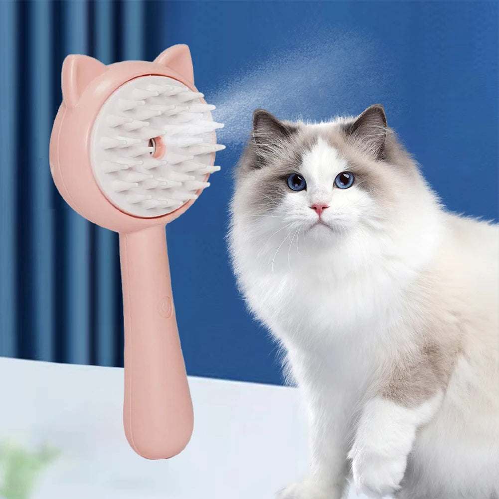 Mist Multifunctional Cat Grooming Brush Rechargeable