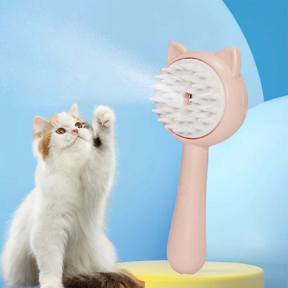 Mist Multifunctional Cat Grooming Brush Rechargeable