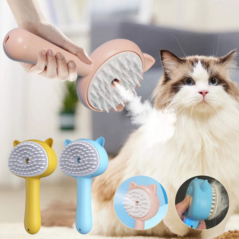 Mist Multifunctional Cat Grooming Brush Rechargeable