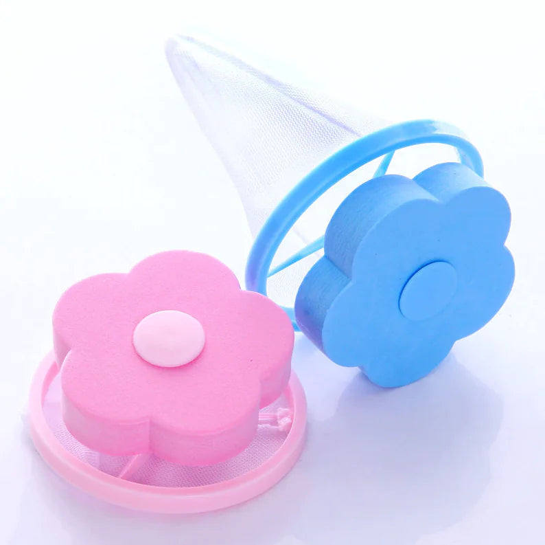 2 Pcs Floating Pet Fur Catcher Laundry Lint Pet Hair Remover