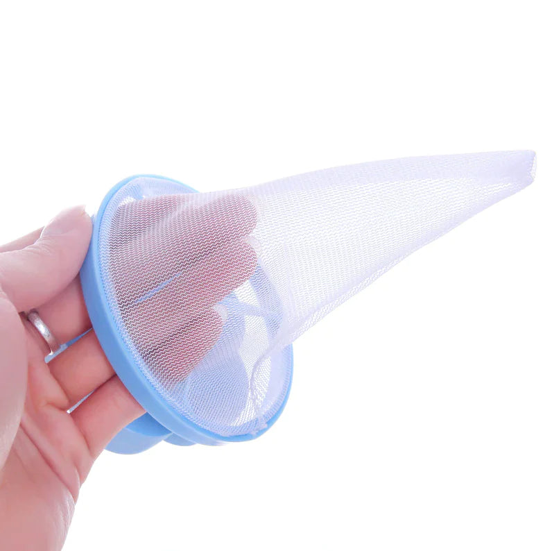 2 Pcs Floating Pet Fur Catcher Laundry Lint Pet Hair Remover